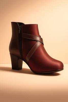 SF SFFASHIONSTORE Premium Hand crafted Boot for women Boots For Women(Brown , 3)