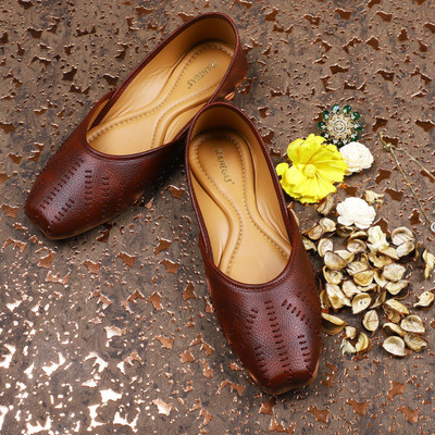 RAHEGAS Bellies For Women(Maroon , 9)