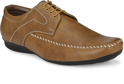 John Karsun Lace Up For Men(Tan , 6)