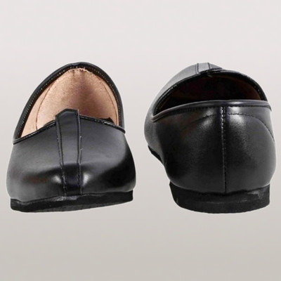 JAIPUR DIVINECRAFT Men's Jalsa Jutti, Slip On For Men(Black , 6)