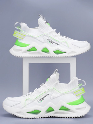 ATOM Good Vibes Sneakers For Men(White , 10)