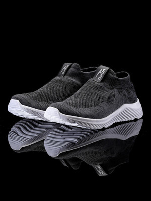 asian Moonwalk-01 Sports,Walking,Gym,Casual Slipon,Stylish Walking Shoes For Men(Grey, Black , 7)