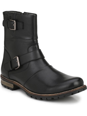 Delize High Ankle Chelsea Boots For Men(Black , 7)