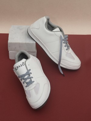 El Paso EPND34555 Lightweight Comfort Summer Trendy Premium Stylish Sneakers For Men(White)
