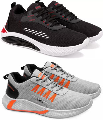 ELASA TY-TOOFAN BLACK_HERO GREY Outdoors For Men(Black , 8)