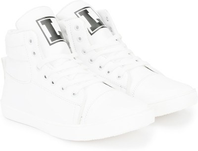 lejano High Tops For Men(White , 6)