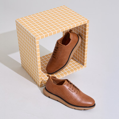 Neemans Brogues For Men(Tan , 12)