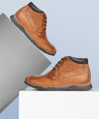 BUCKAROO EBAN Genuine Leather Party Wear For Men(Tan)