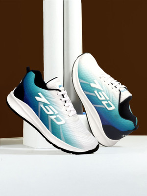 TROTUS Rich Quality|Lighweight||Casualwear|Breathable Sneakers For Men(White, Blue , 10)