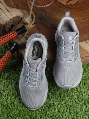 action Athleo ATL-806 Comfortable Trendy Stylish Sports Lace-Up Running Shoes For Women(Grey , 5)