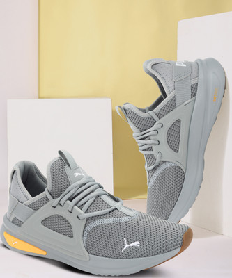 PUMA Softride Enzo Evo Knit Running Shoes For Men(Grey , 9)