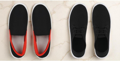 AYANSH MANUFACTURING Men Casual Shoes | Stylish Shoes Casuals For Men(Red, Black , 8)