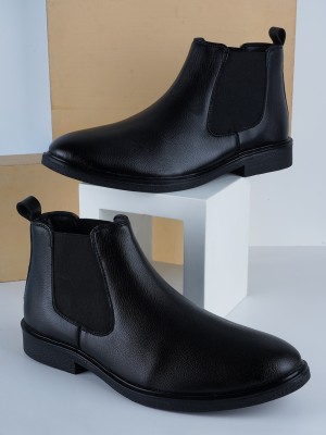 CARLTON LONDON Boots For Men(Black)