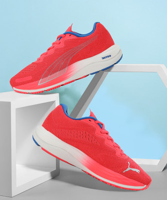 PUMA Velocity Nitro 2 Running Shoes For Men(Red , 3.5)