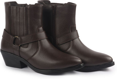 FAUSTO Men's Lightweight Comfortable Sports Shoes Boots For Women(Brown , 6)