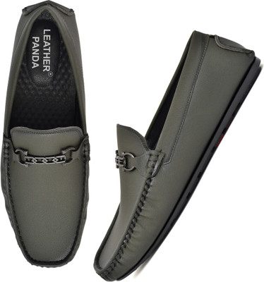 Leatherpanda Classic Men’s Loafers | Elegant Design with Comfort Fit for Daily Use Loafers For Men(Olive , 9)