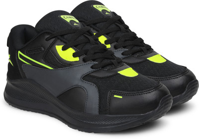 Combit NEW_PUNCH-09_BLACK/F GRN Running Shoes For Men(Black , 6)
