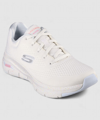 Skechers ARCH FIT - FRECKLE M Sneakers For Women(White , 6)