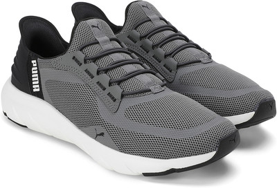 PUMA Softride FlexLace Ease In WD Running Shoes For Men(Grey , 9)