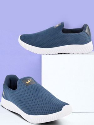 CAMPUS OXYFIT (N) 's Casual | Memory Foam & PilloFoam Comfort | Slip-On Walking Shoes For Men(Blue , 8)