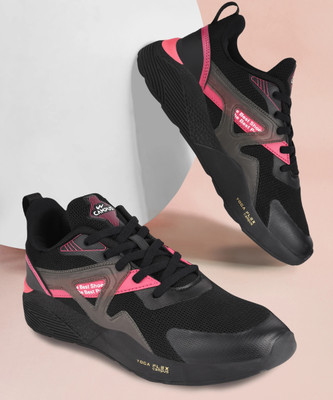 CAMPUS NEMO | Running, Training, Gym Shoes for Women | Lightweight Comfortable Walking Shoes For Women(Black , 6)