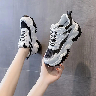 Deals4you Sneakers For Women(Black, White , 4)