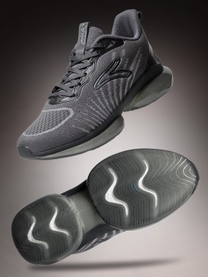 action NITRO 103 Lighweight & Comfortable Breathable,Trendy Running Shoes For Men(Grey, Black)