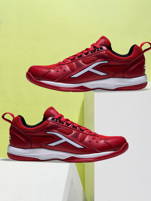 Hundred Raze Badminton Shoes For Men(Multicolor , 8)