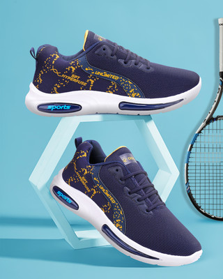 Camfoot Exclusive Attractive Collection of Stylish & Comfortable Shoes & Sneakers Running Shoes For Men(Blue , 6)
