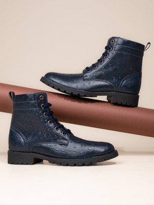 Roadster Casual Boots For Men(Navy , 8)