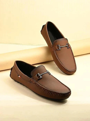 Onmac Loafer Shoes for Men| Slip-on|Stylish| Perfect for Formal, Business Casual Loafers For Men(Tan , 6)