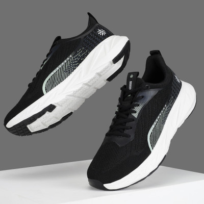 Cult Aerion Running Shoes Enhanced Cushioning Enhanced Grip Lightweight High Traction Running Shoes For Men(Black , 6)