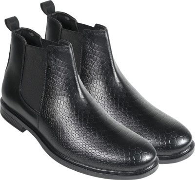 Big Liner Boots For Men(Black , 6)