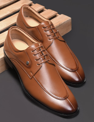 Wave Walker WW-ARROW Party Wear For Men(Tan , 8)