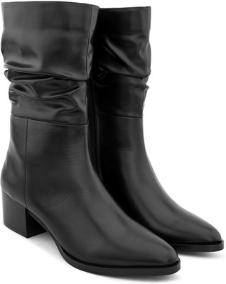 Roadster Boots For Women(Black , 8)
