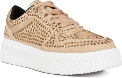 London Rag SH4483_BEIGE Sneakers For Women(Beige , 8)