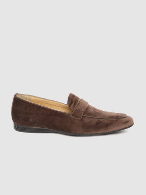 House of Pataudi Slip On Sneakers For Men(Brown , 10)