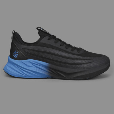 Cult Strix Running Shoes Enhanced Cushioning Enhanced Grip Lightweight High Traction Running Shoes For Men(Black, Blue , 9)
