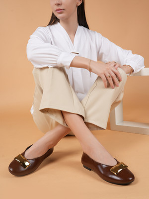 DROP BOLD Bellies For Women(Brown , 5)