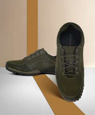WOODLAND Casuals For Men(Green , 9)