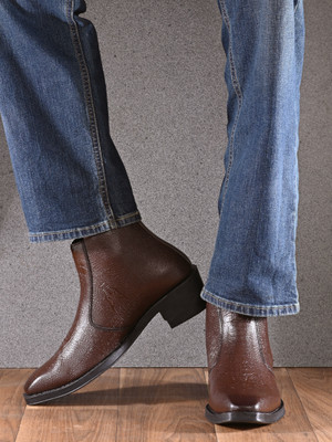 Roadster Boots For Men(Brown , 7)