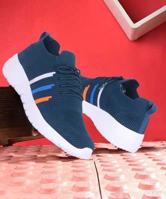 CLYMB Champ Lifestyle Casual Shoes for Men | Classic Rounded Toe, Soothing Insole Sneakers For Men(Blue , 7)