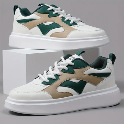 Labbin Casual Sneakers Chunky White Shoes For Men Sneakers For Men(White , 10)