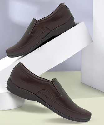 Khadim's Slip On For Men(Brown , 6)