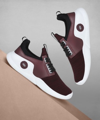 LOTTO Score || SL Running Shoes For Men(Burgundy , 8)