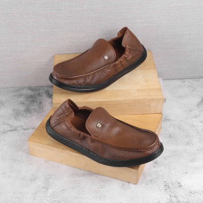 MOCHI 71-195 Loafers For Men(Tan , 7)