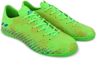 NIVIA ENCOUNTER FUTSAL 9.0 SHOES Football Shoes For Men(Green, Blue)
