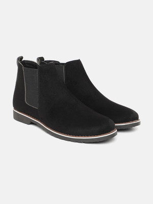 Roadster Boots For Men(Black , 9)