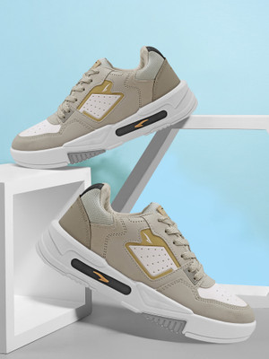asian Casual Sneaker Shoes for Men | Soft Cushioned Insole || Mexico-02 Sneakers For Men(Grey, White , 6)