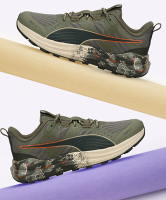 PUMA Reflect Lite Trail Landslide Running Shoes For Men(Green , 6)